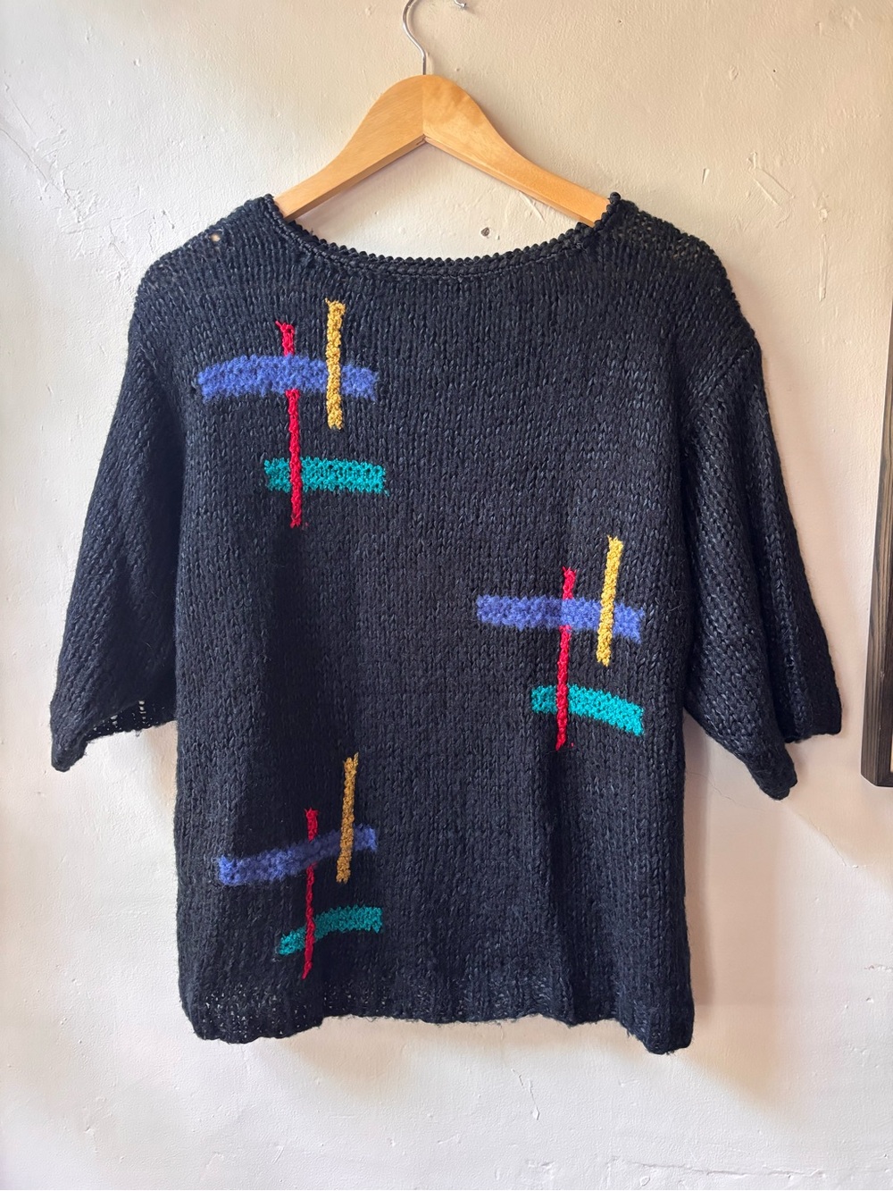 Vintage Liz Claiborne Knit Sweater Size Small Black